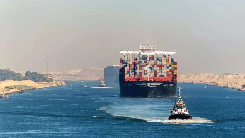 MSC повертає частину сервісів на маршрут через Червоне море і Суецький канал